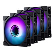 4x Phanteks M25 Gen2 D-RGB Lüfter, 120mm schwarz