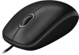 Logitech Optical Maus schwarz, USB 