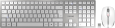 Cherry DW 9100 Slim - Maus + Tastatur, kabellos, silber 