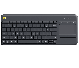 Logitech Wireless Touch K400 Plus - Tastatur - schwarz 