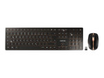 Cherry DW 9100 Slim - Maus + Tastatur, kabellos, schwarz, Deutsch 