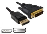 Displayport auf DVI-D Kabel - 2m 