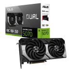 ASUS Dual GeForce RTX 5070 OC, 12GB GDDR7 