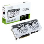 ASUS Dual GeForce RTX 4070 OC White, 12GB GDDR6X 