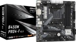 ASRock B450M Pro4-F, AMD B450, AM4, mATX 