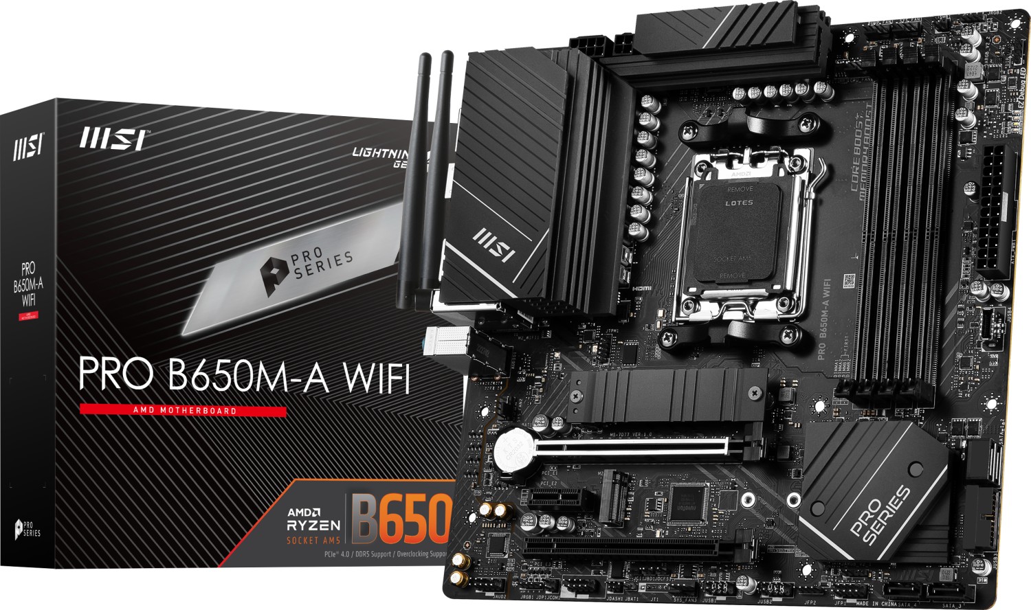 kiebel.de MSI Pro B650MA WIFI, AMD B650, mATX Konfigurierbare PC
