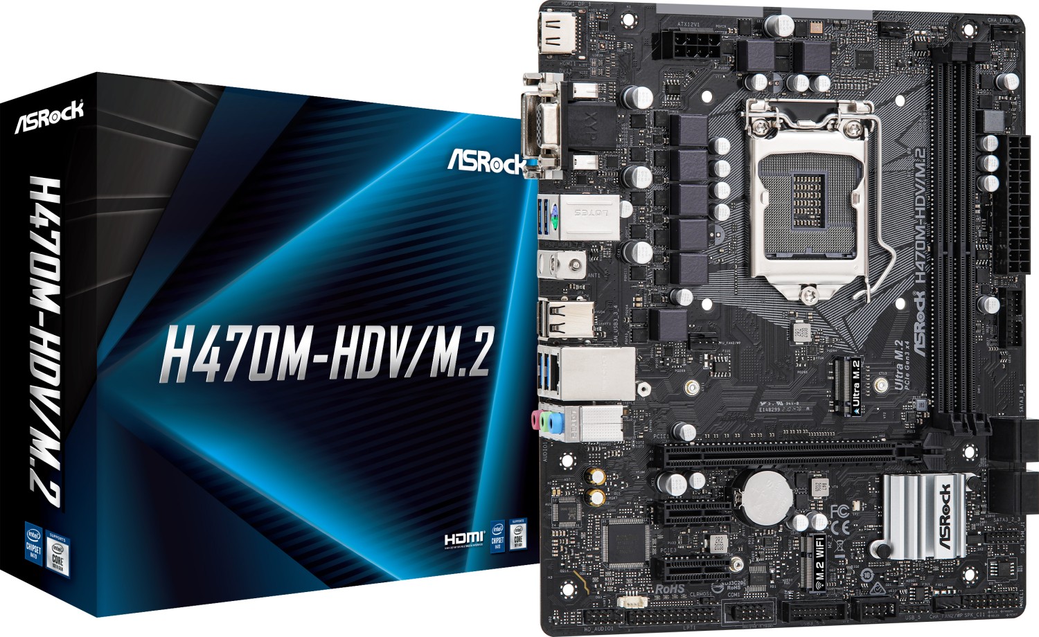 kiebel.de – ASRock H470M-HDV/M.2, Sockel 1200, mATX – Konfigurierbare ...