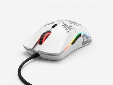Glorious PC Gaming Race Model O Gaming Maus, RGB, weiß matt 