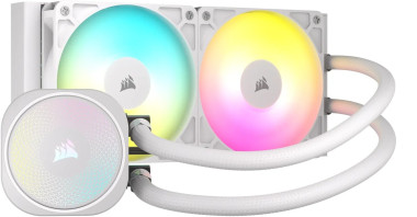 Corsair Nautilus 240 RS ARGB weiß, Wasserkühlung (240mm) 