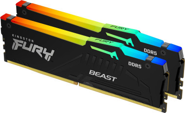 Kingston Fury Beast RGB 32GB Kit DDR5-6000 MHz (2x16GB), XMP/EXPO,CL30 