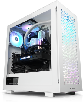 ATX-Midi Thermaltake Divider V350 TG ARGB, weiß 