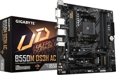 Gigabyte B550M DS3H AC WIFI, AMD B550, mATX, WLAN+Bluetooth 