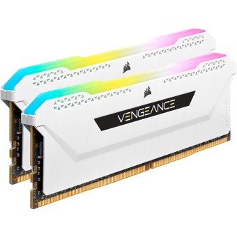 Corsair Vengeance RGB Pro SL 16GB Kit, DDR4-3200 MHz (2x8GB), weiss 