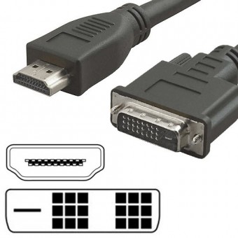 HDMI auf DVI Adapterkabel, 3m 