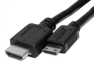 Mini-HDMI auf HDMI Anschlusskabel, 2m 