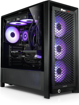 ATX-Midi Corsair 4000D RS ARGB, inkl. 4x RGB Corsair-Lüfter, schwarz 