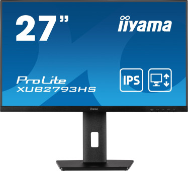 27 Zoll Iiyama XUB2793HS (68.6cm), 1ms ,1920x1080, IPS, HDMI, DP, Speaker 