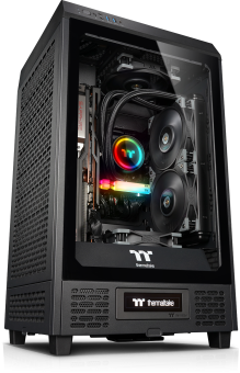 ITX Thermaltake The Tower 200, Schwarz 