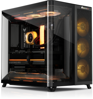 ATX-Midi Corsair AIR 5400 LX-R RGB, schwarz 