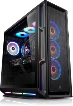 ATX-Midi Corsair iCUE 5000T RGB, schwarz, Tempered Glas 