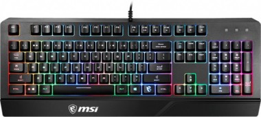 MSI Vigor GK20 RGB, Gaming Tastatur 