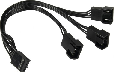 4-Pin Y-Kabel für Lüfter, 3-fach, PWM Board, intern 