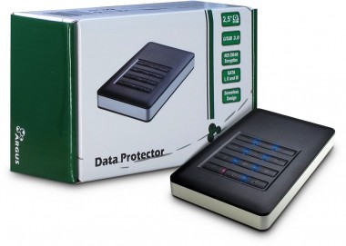 Argus externes Festplattengehäuse, 2.5 Zoll, USB3.0, Passwortgeschützt 
