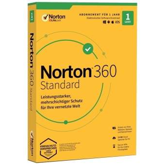 Symantec Norton 360 Standard, Anti-Virus, 1 Jahr, 1 Gerät 