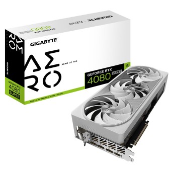 Gigabyte GeForce RTX 4080 Super Aero OC, 16GB GDDR6X, weiß 
