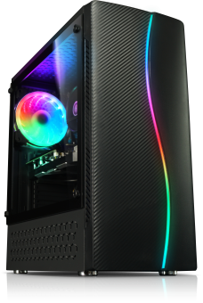 ATX-Midi Inspire K5, LED RGB, Tempered Glas 