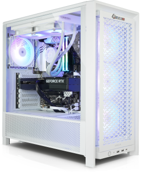 ATX-Midi Corsair 4000D RS ARGB, inkl. 4x RGB Corsair-Lüfter, weiss 