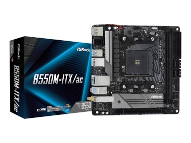 ASRock B550M-ITX/ac, AMD B550, AM4, ITX, WiFi, Bluetooth 