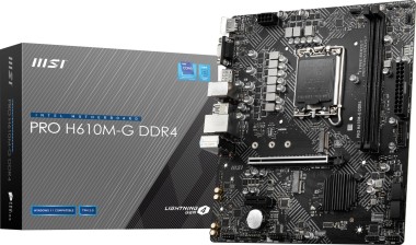 MSI PRO H610M-G DDR4, LGA 1700, mATX 