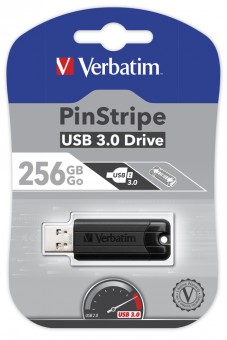 Verbatim PinStripe 256 GB - USB 3.0-Stick 