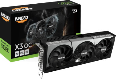 Inno3D GeForce RTX 5080 X3 OC, 16GB GDDR7 