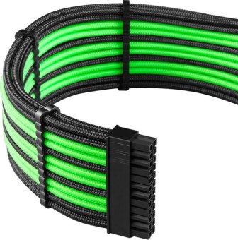 Cablemod PRO ModMesh 12VHPWR Cable-Kit sleeved, schwarz/hellgrün 
