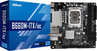 ASRock B660M-ITX/ac, LGA 1700, ITX, WLAN+BT 