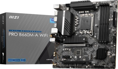 MSI Pro B660M-A WiFi, LGA 1700, mATX 