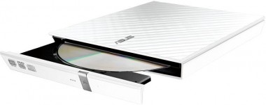 ASUS 08D2S-U LITE externer DVD-Brenner, USB 2.0, weiß 